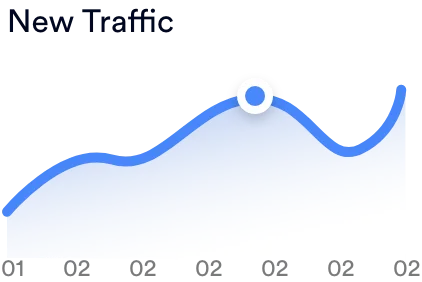 SEO traffic generated