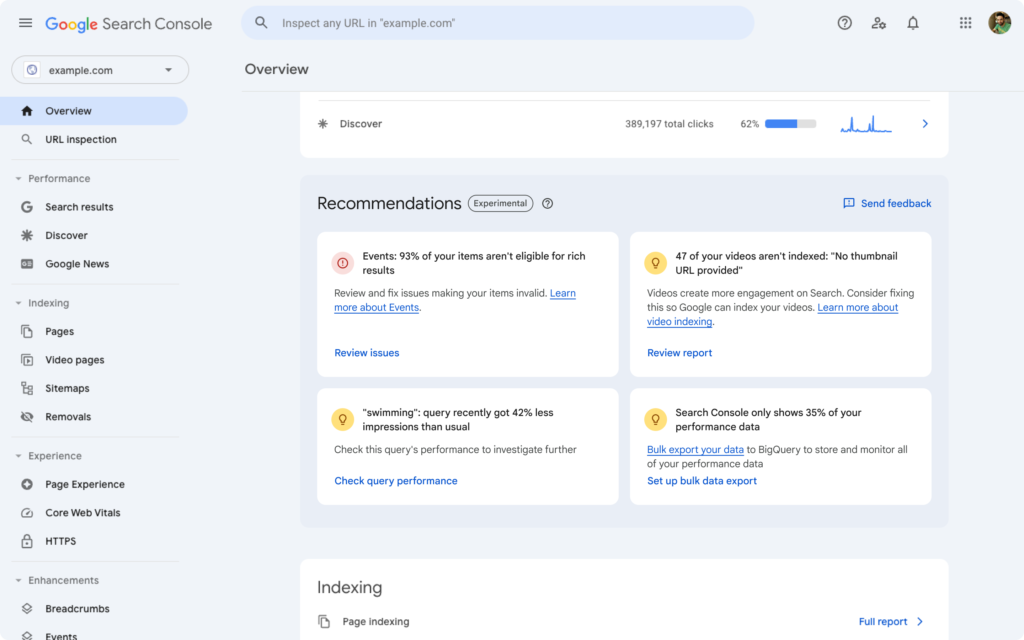 Google Rolling Out New Search Console Recommendations: Boost Your SEO Efforts