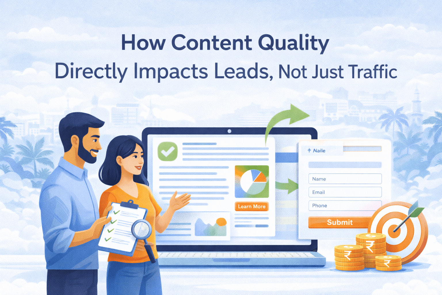 Content quality for lead generation