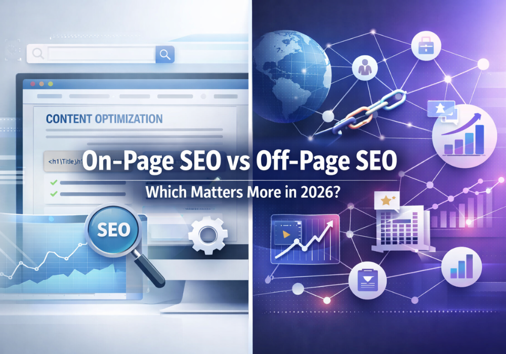 On-page SEO vs Off-page SEO 2026