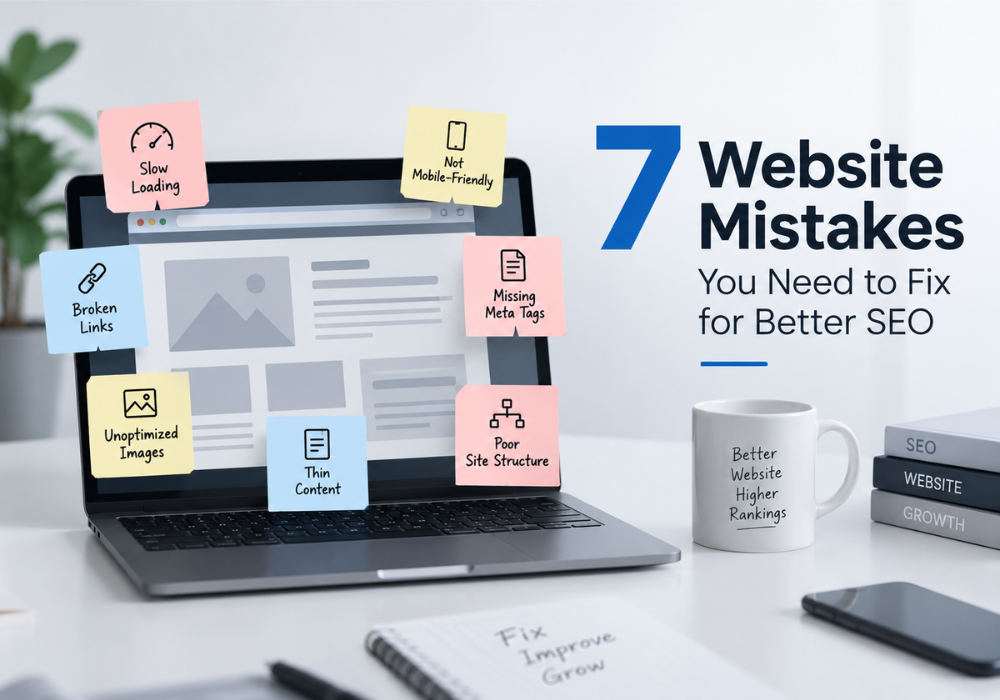 SEO website mistakes